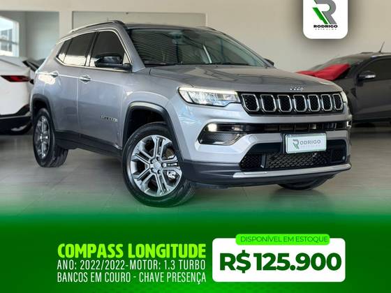 JEEP COMPASS 1.3 T270 TURBO FLEX LONGITUDE AT6